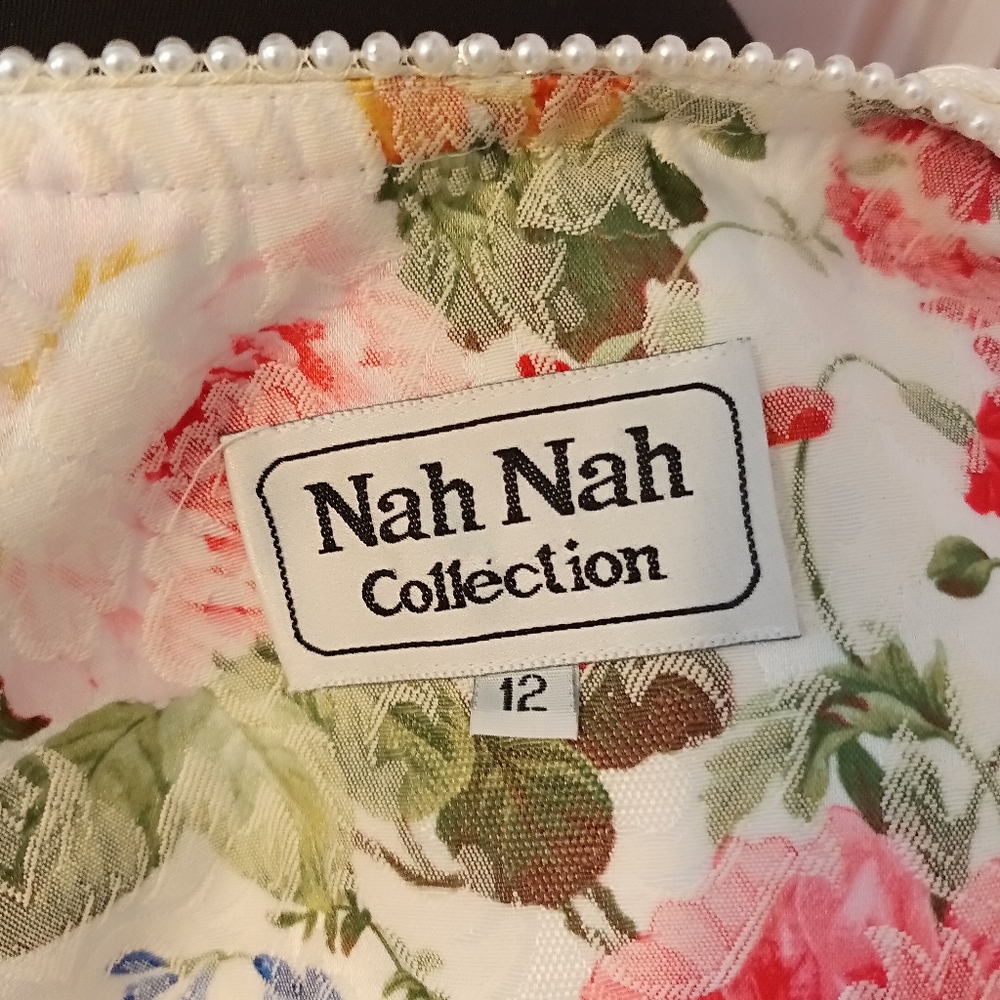 Women's Vintage Floral Grannycore Nah Nah Dress Set size 12 - Picture 9 of 10